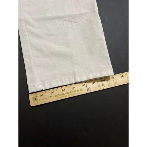 Peter Millar Crown‎ Crafted Somerset Pants Men's Stone Cotton Linen Blend Sz 42